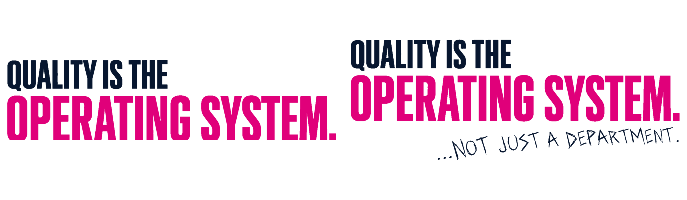 Kai Hooge Quality is the Operating System claim lockups